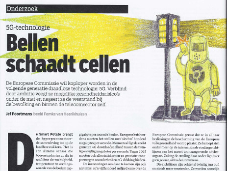 Bellen schaadt cellen, EU negeert gezondheidsrisico’s 5G – De Groene Amsterdammer