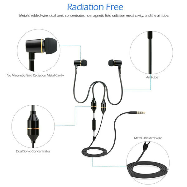 Air Tube Headphones, Écouteur Air Tube, Remplacement du Tube Acoustique  Clair, Tube Acoustique de Sécurité Oreillette, Bobines d'air Acoustiques de  Rechange, Transparent : : High-Tech